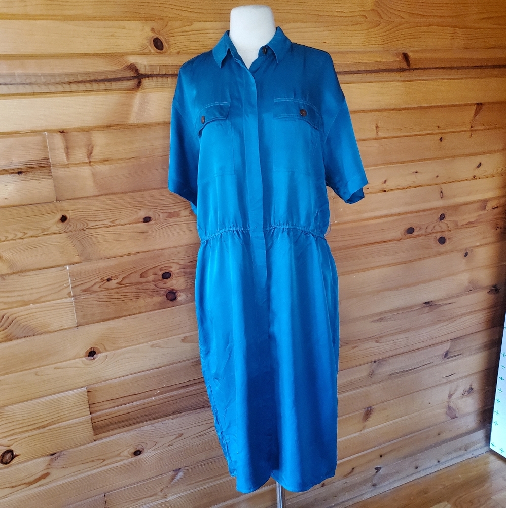 Vintage Maggy London 100% Silk Dress‎